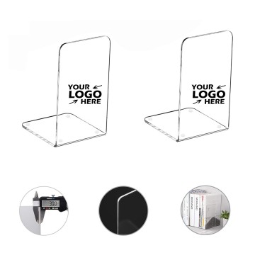 Acrylic Bookends Clear Book Ends